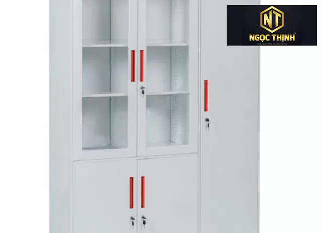 Tủ hồ sơ thép sơn tĩnh điện màu trắng TU09K5D